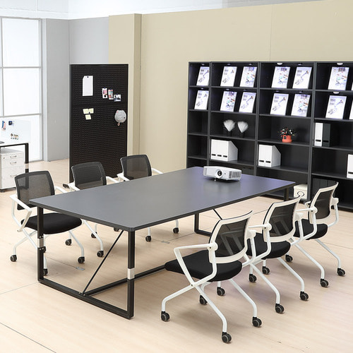 디셀시리즈 회의실 연수원 대형 사각 회의테이블(W1500,W1800)