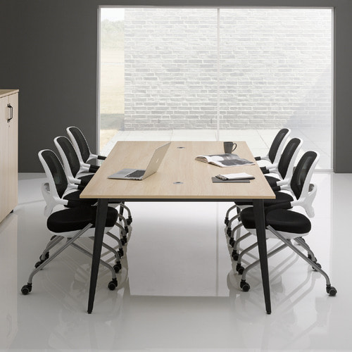 플렉스 중역 회의용 테이블 W2400 대형 회의테이블 회의 탁자